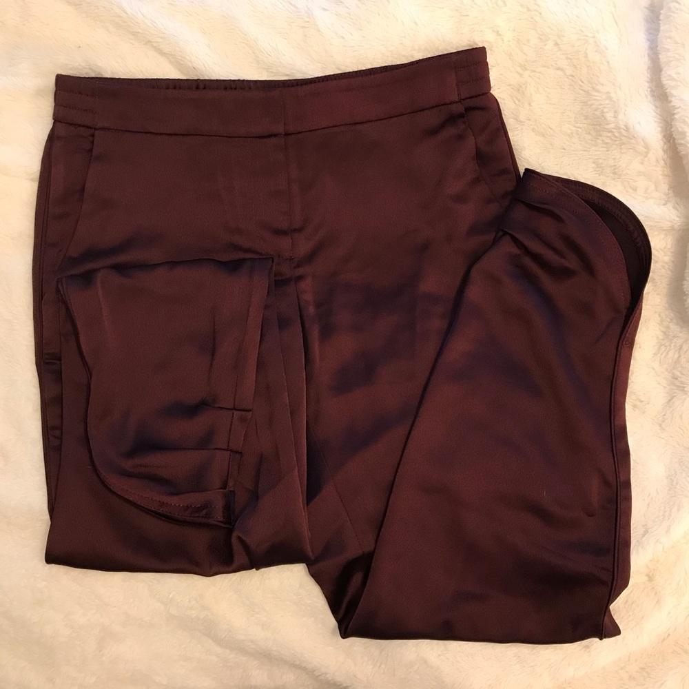 WHBM Satin Ankle Pants